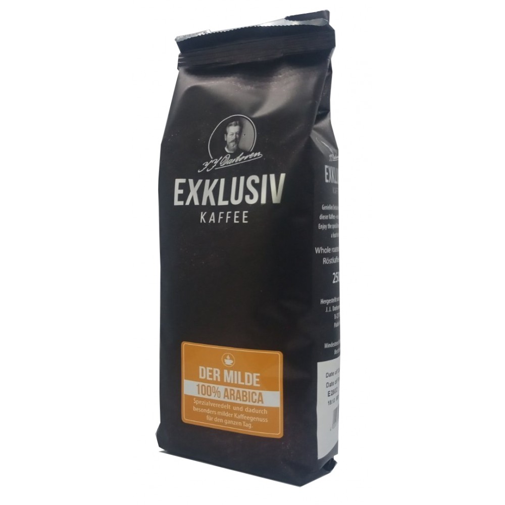 Кава J.J.Darboven Exklusiv Kaffee der Milde зерновий 250 грам
