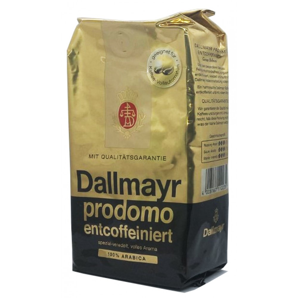 Кава в зернах Dallmayr Prodomo Entcoffeinient 500 грам