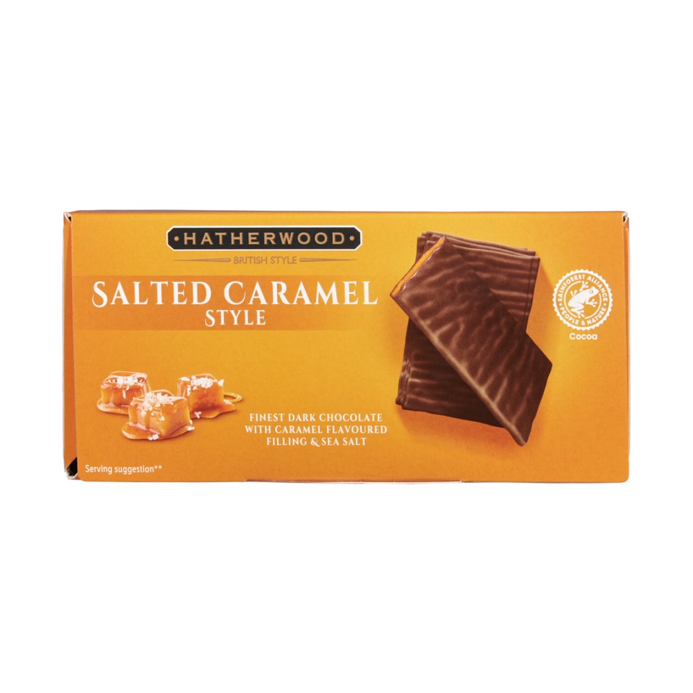 Шоколад Hatherwood Salted Caramel-шоколадні платівки 200 грам