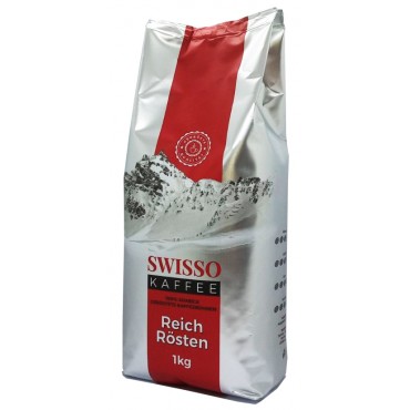 Кофе Swissо Kaffee Reich Rosten зерно 1 килограмм