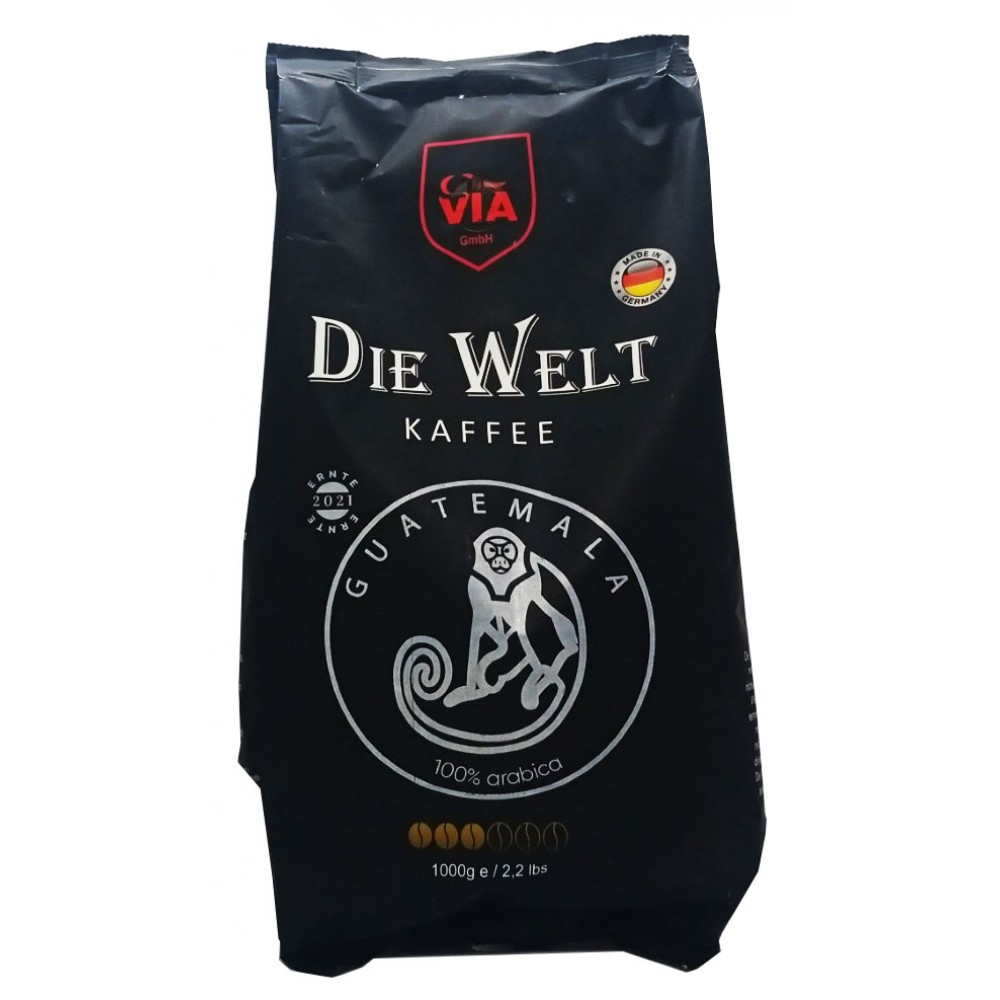 Кава "Die Welt" Guatemala аrabica зерно 1 кілограм