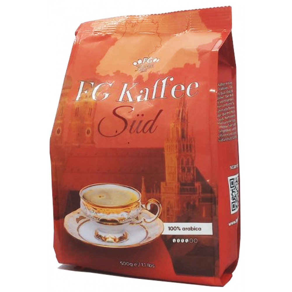 Кава в зернах FG Kaffee Sud арабіка 500 грам