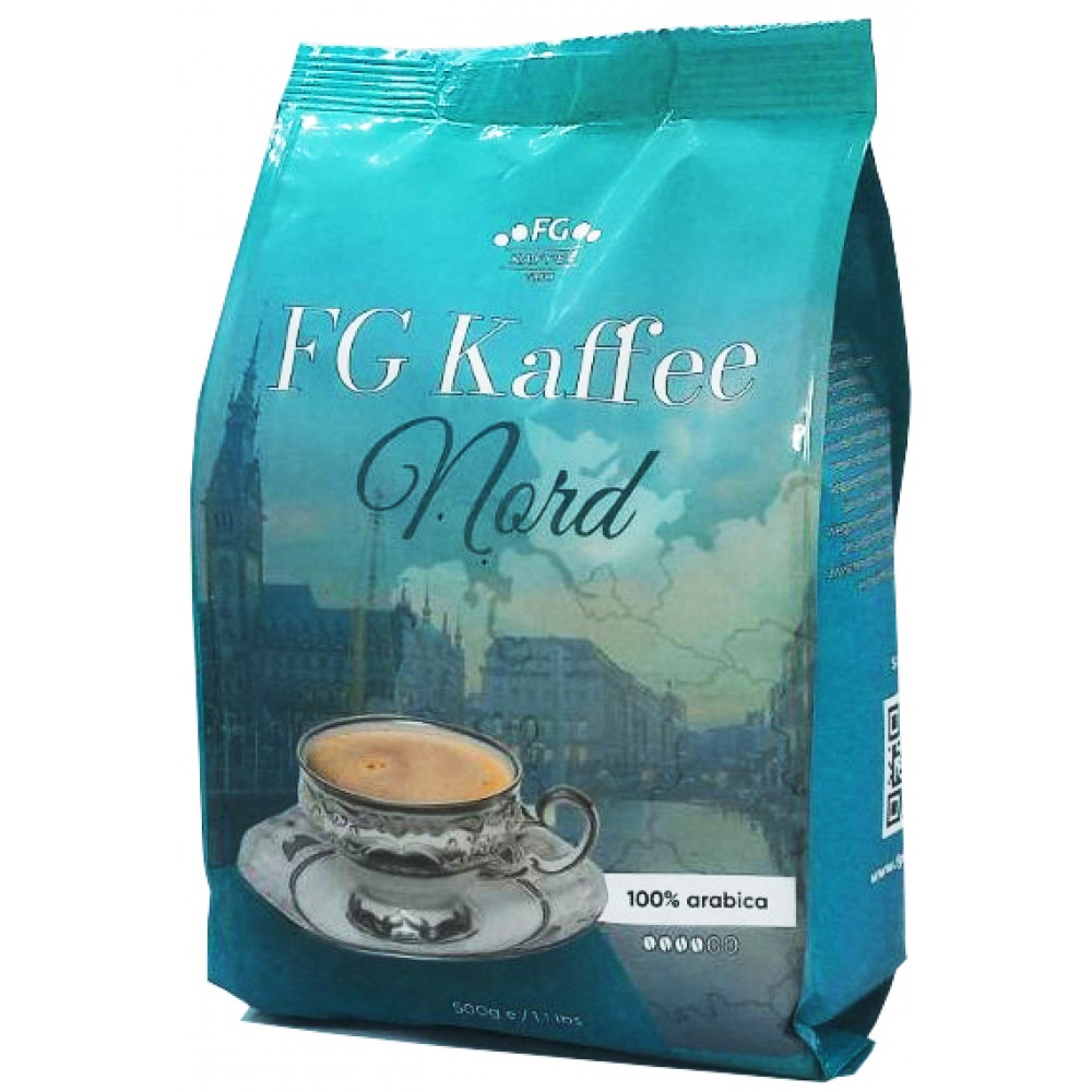 Кава в зернах FG Kaffee Nord арабіка 500 грам