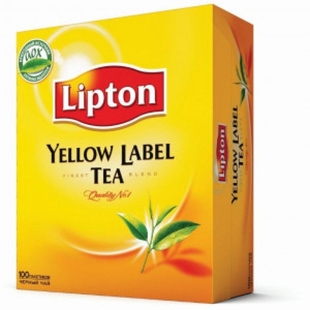 Чай "Lipton" Yellow Label 100 ф/п