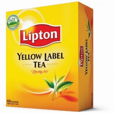 Чай "Lipton" Yellow Label 100 ф/п
