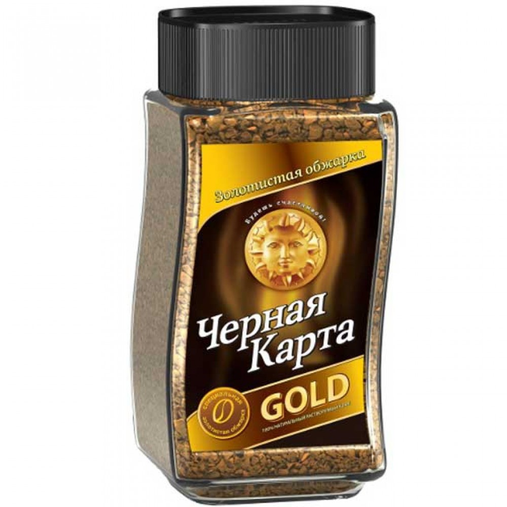 Кофе "Черная Карта" Голд 190г с/б