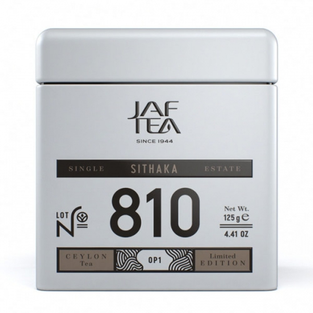 Чай "JAF" Single Estate Sithaka № 810 чорний 90 г з/б