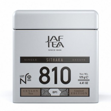 Чай "JAF" Single Estate Sithaka № 810 чорний 90 г з/б