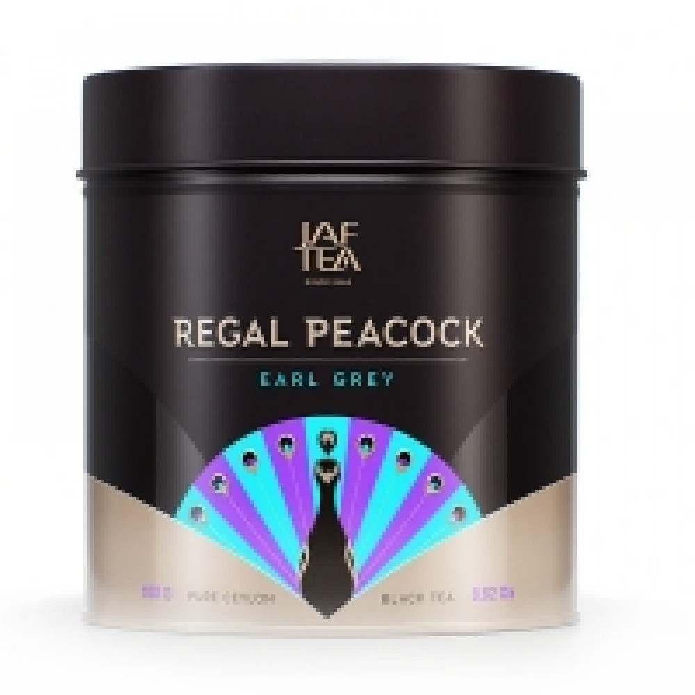 Чай "JAF" Regal Peacock Earl Grey 180 г з/б