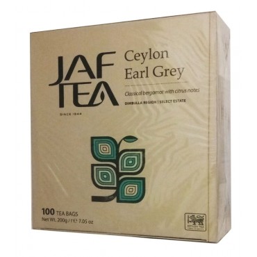 Чай "JAF" GOLD Ceylon Earl Grey 100 ф/п черный