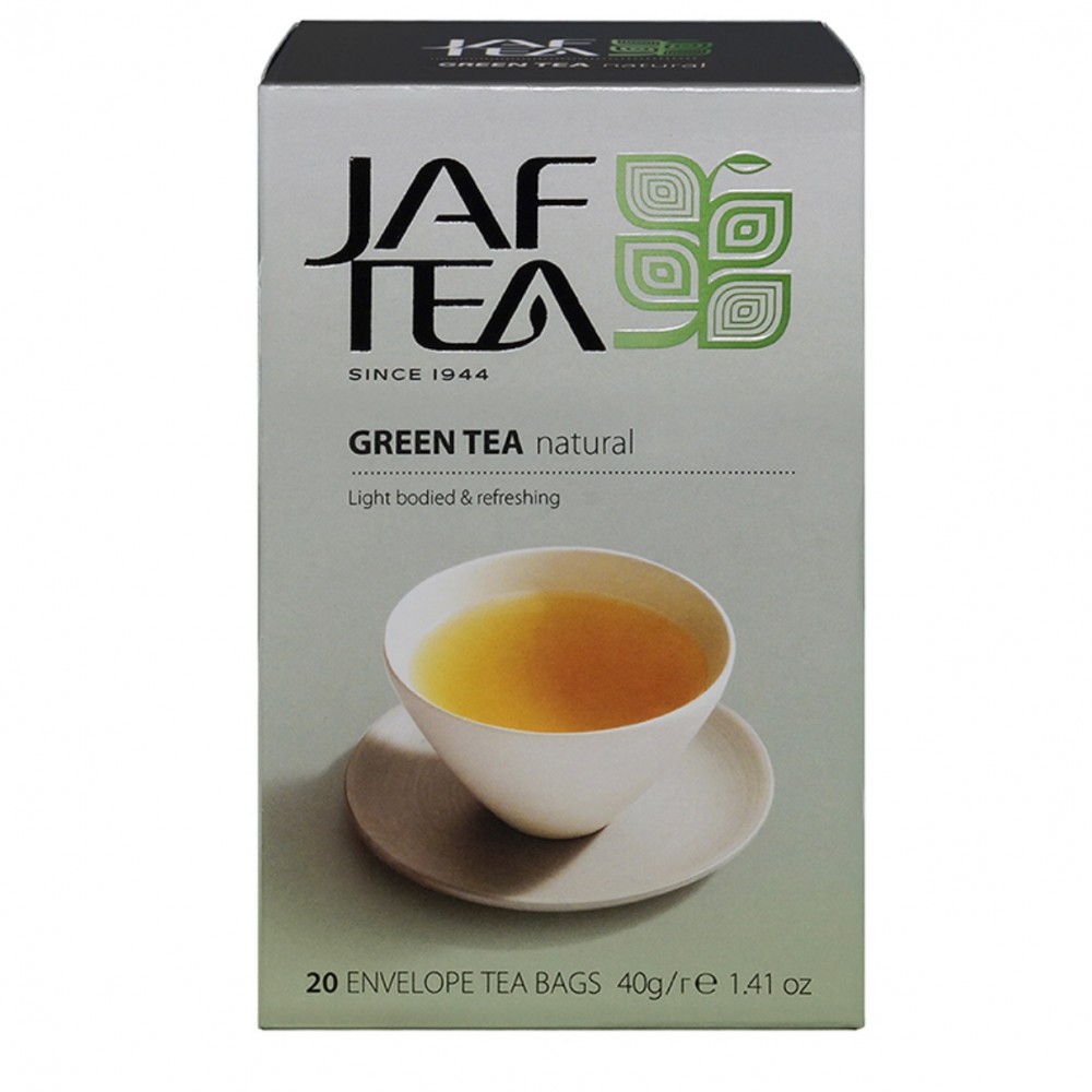 Чай "JAF" зеленый Natural 20 ф/п