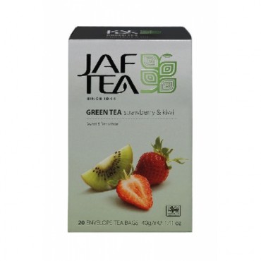 Чай "JAF" зеленый Strawberry & Kiwi 20 ф/п