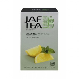 Чай "JAF" Lemon & Mint зеленый 20 ф/п*2 г