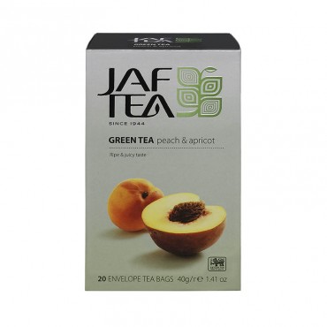 Чай "JAF" Peach & Apricot зелений 20 ф/п*2 г