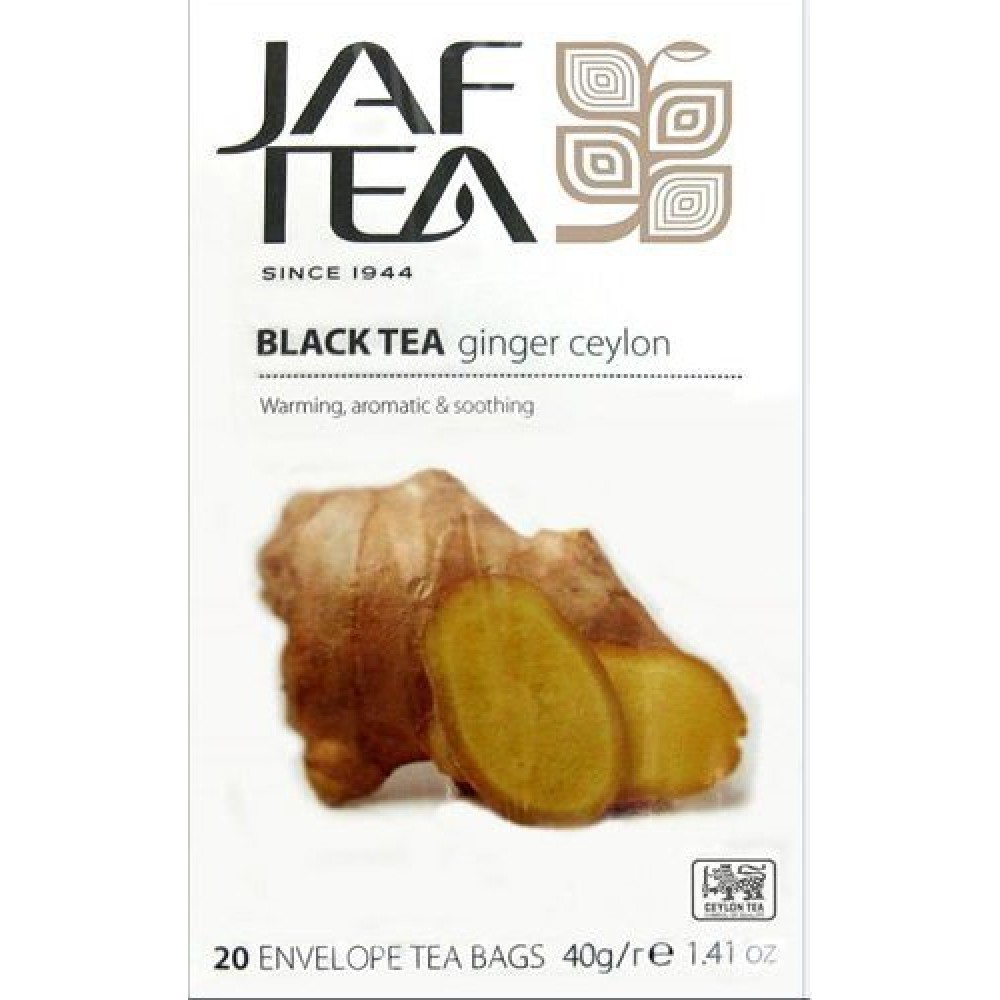 Чай "JAF" Spices Ginger чорний 20 ф/п*2 г