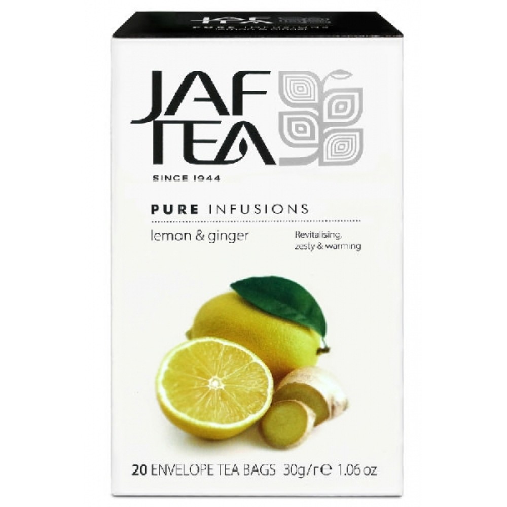 Чай "JAF" Lemon & Ginger трав'яний 20 ф/п * 1,5 г