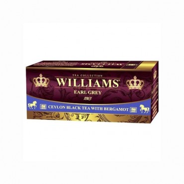 Чай "Williams" Earl Grey черный 25 ф/п*2г