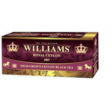 Чай "Williams" Royal Ceylon черный 25 ф/п*2г