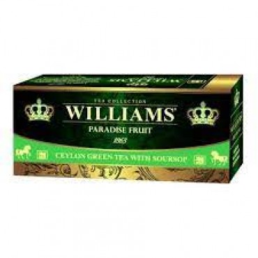 Чай "Williams" Paradise Fruit зеленый  25 ф/п*2г