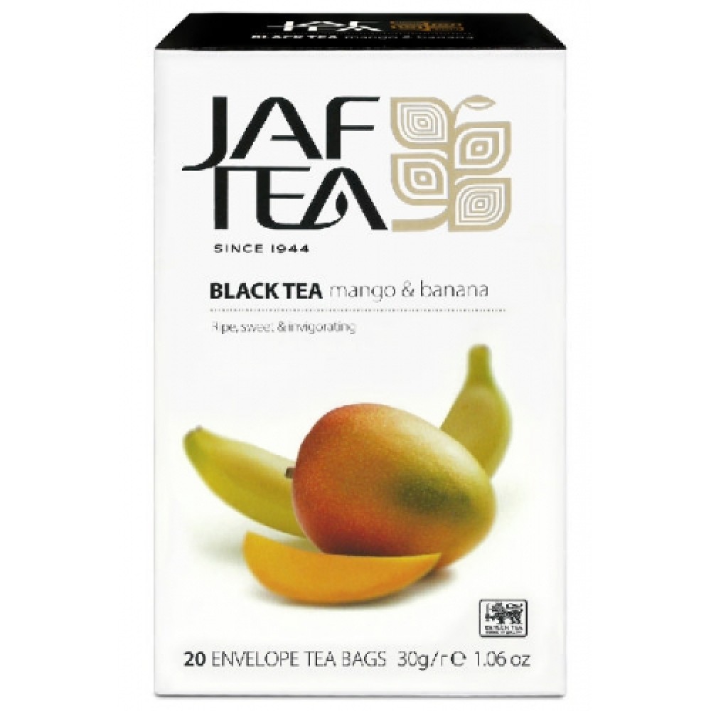 Чай "JAF" Mango Banana чорний  20 ф/п