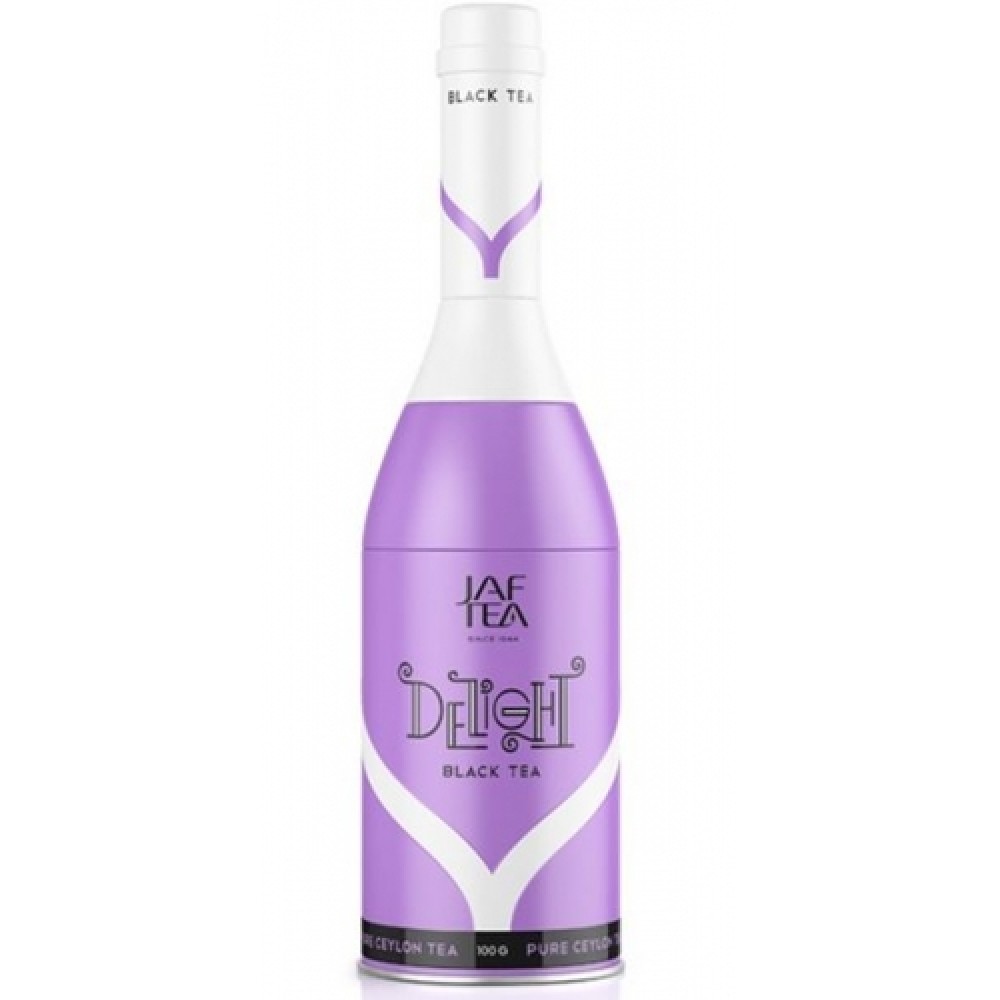 Чай "JAF" Delight чорний, 100 г з/б в пляшці