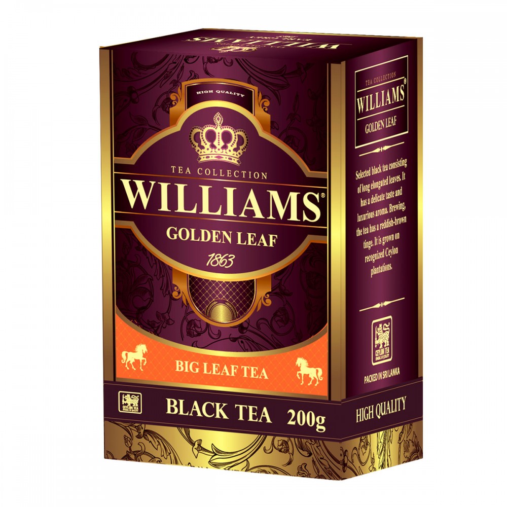 Чай "Williams" Golden Leaf OPA черный 200 г