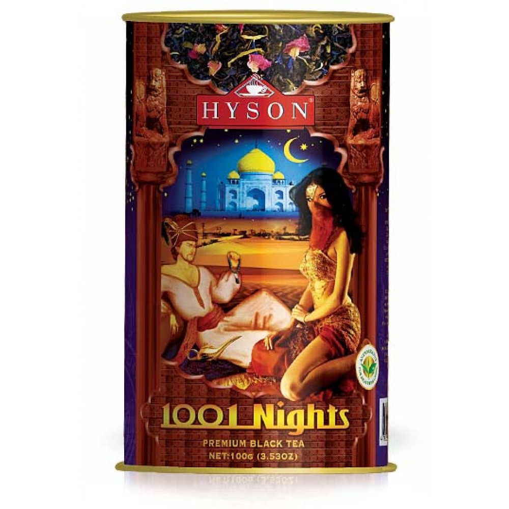 Чай "Hyson" 1001 Nights, 100 г к/б