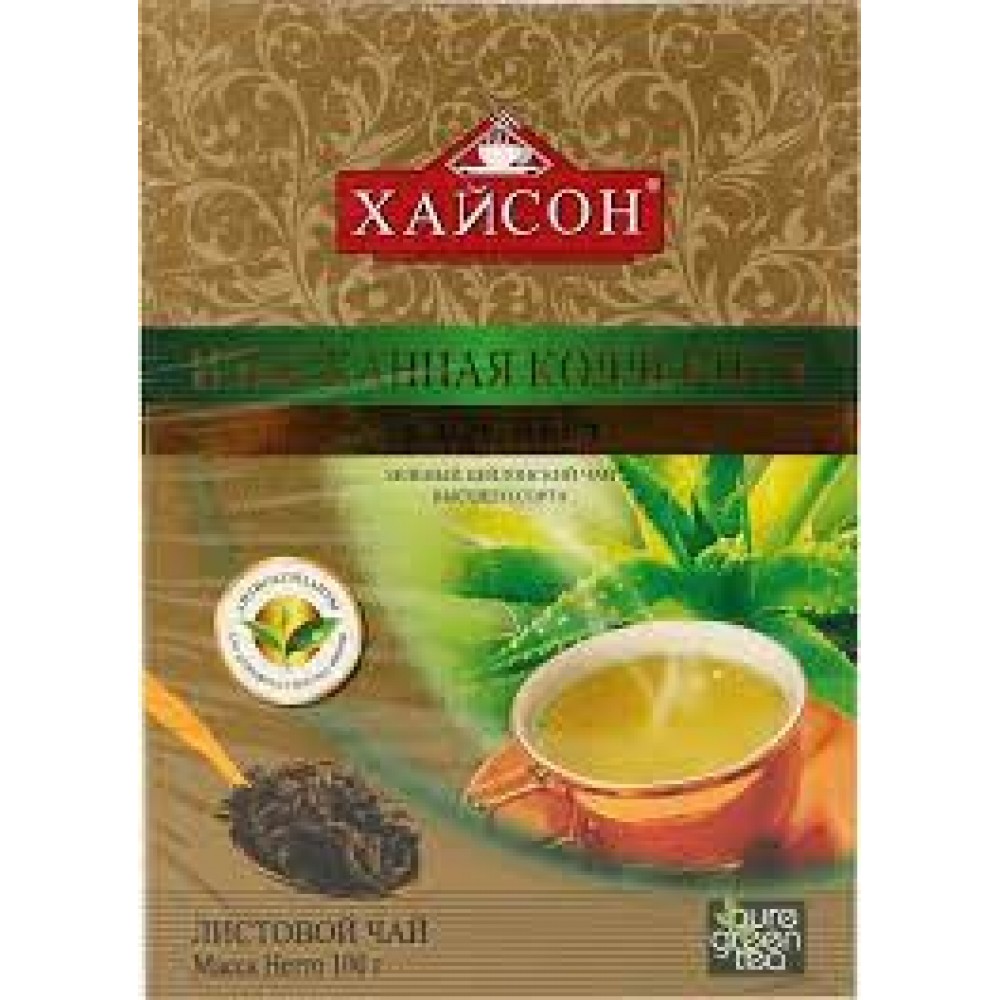 Чай "Hyson" Aloe Vera зелений, 100 г