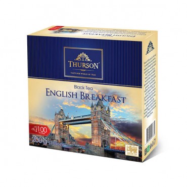 Чай чорний Thurson English Breakfast 100 пакетів по 2 грам