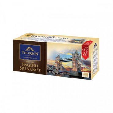 Чай черный Thurson English Breakfast 25 пакетов по 2 грамм
