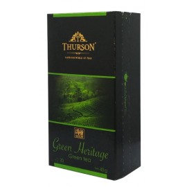Чай зелений Thurson Green Heritage 20 пакетів по 2 грами