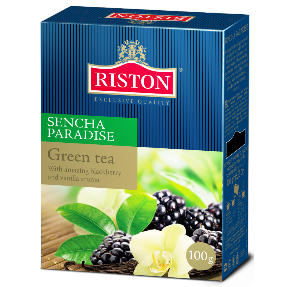 Чай Riston Зелений чай SENCHA PARADISE Зелений Листовий 100 грам
