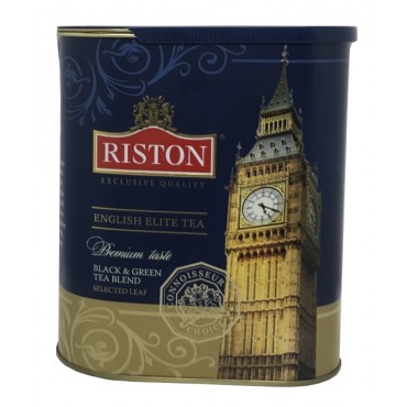 Чай RISTON English Elite Елітний Английский 100 грамм жесть банка