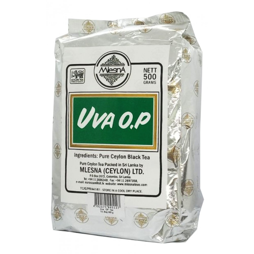 Черный чай Млесна Uva O.P. 500 грамм