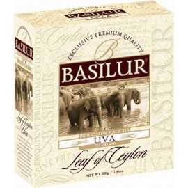 Чай BASILUR Uva Ува - Лист Цейлона 100 х 2 г
