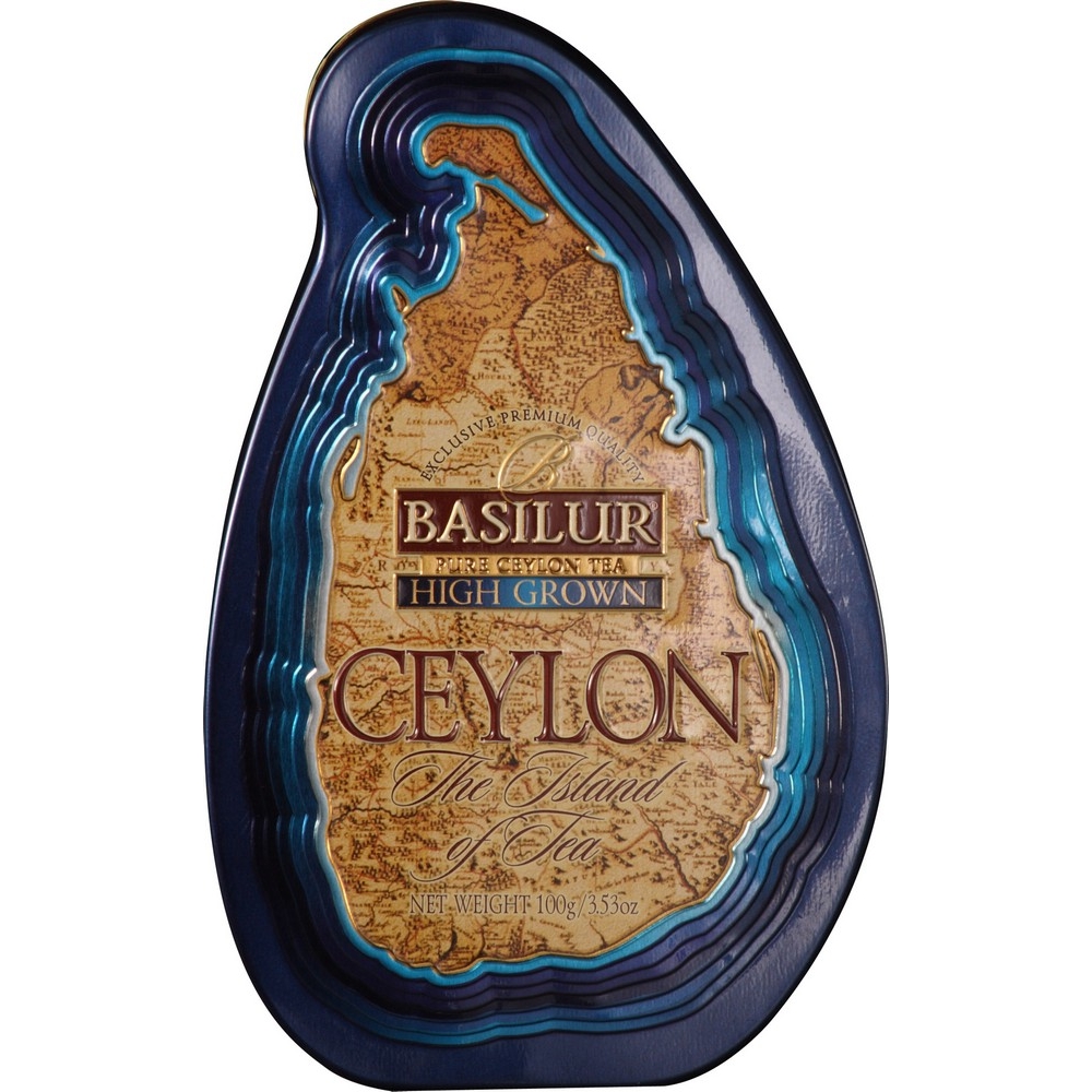 Чай "Basilur" "Остров Цейлона" Высокогорный, 100г ж/б
