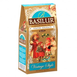 Чай черный Basilur Винтаж "Зимние каникулы" картон 85 г