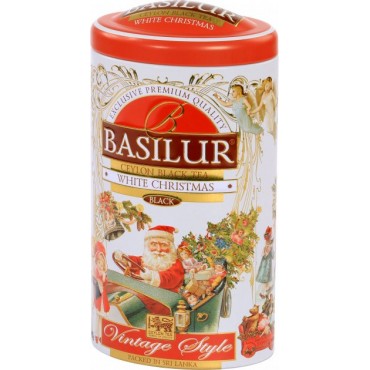 Чай "Basilur" Винтаж "Снежное рождество" 100 г ж/б