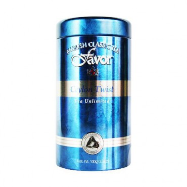 Чай "Favor" Ceylon Twist, 100 г  ж/б