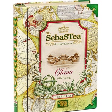 Чай "SebasTea" China, 100г ж/б (книга)
