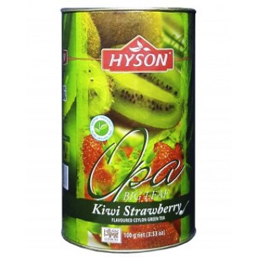 Чай "Hyson" Зеленый Киви с Клубникой 100 ж/б
