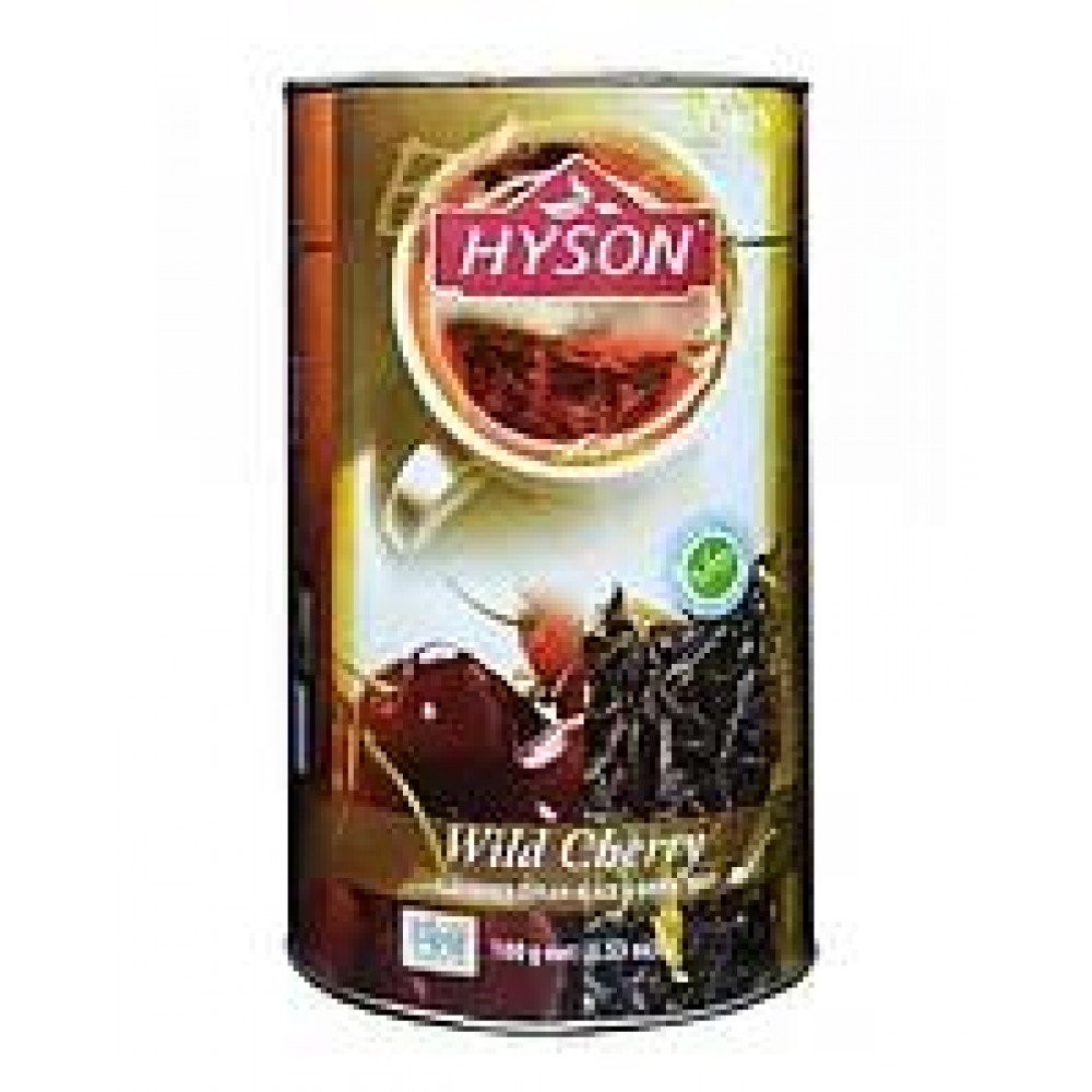 Чай "Hyson" чорний Дика вишня 100 з/б