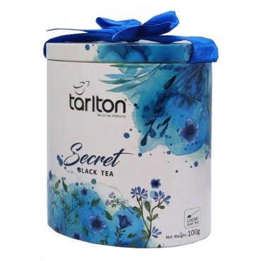 Чай Tarlton Secret черный 100 грамм жестяная банка