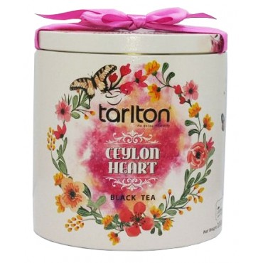 Чай Tarlton Hearts of Gold BOP 1 черный 100 грамм жестяная банка