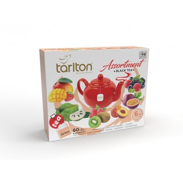 Чай Tarlton черный Assortment Black Tea 60 шт х 2 г
