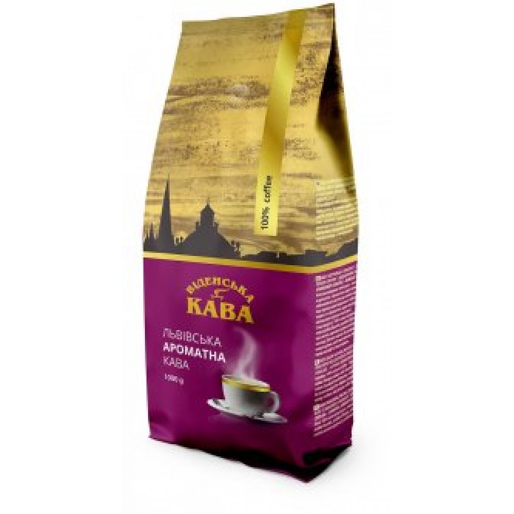 Кофе "Віденська Кава" Ароматна 1000 г зерно