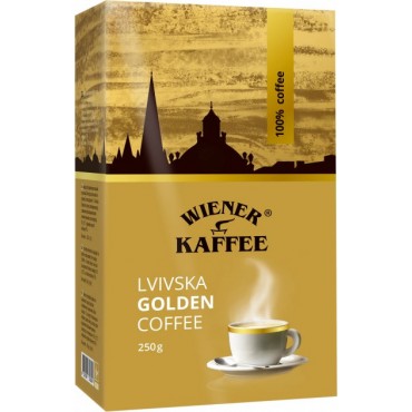 Кофе "Віденська Кава" Golden Coffee 250г молотый