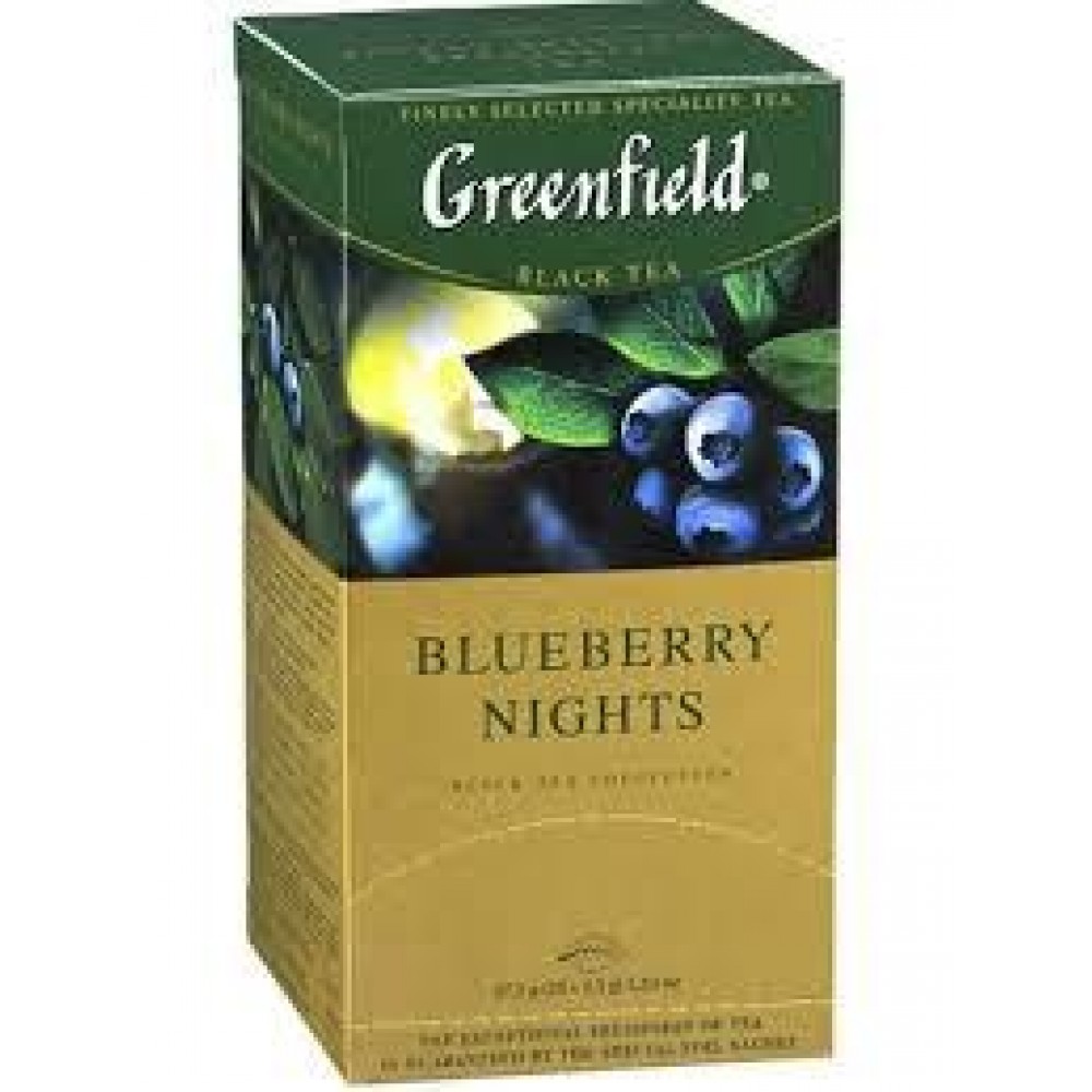 Чай "Greenfield" Blueberry Nights, 25 ф/п