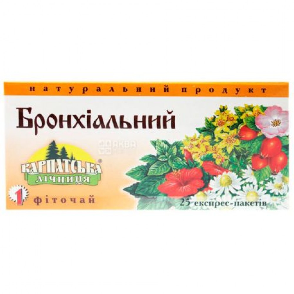 Чай "Карпатська Лiчниця" Бронхіальний 25п