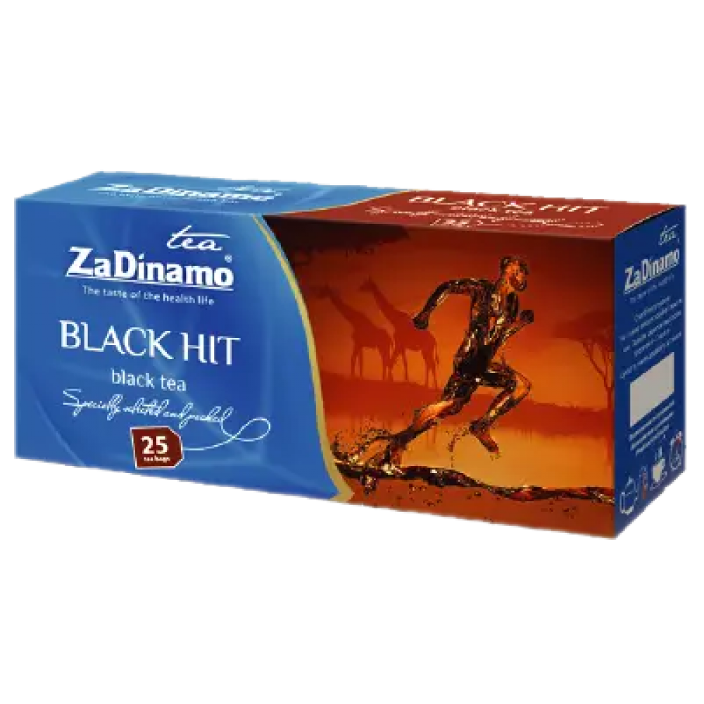 Чай "За Динамо" Black Hit, 25 ф/п